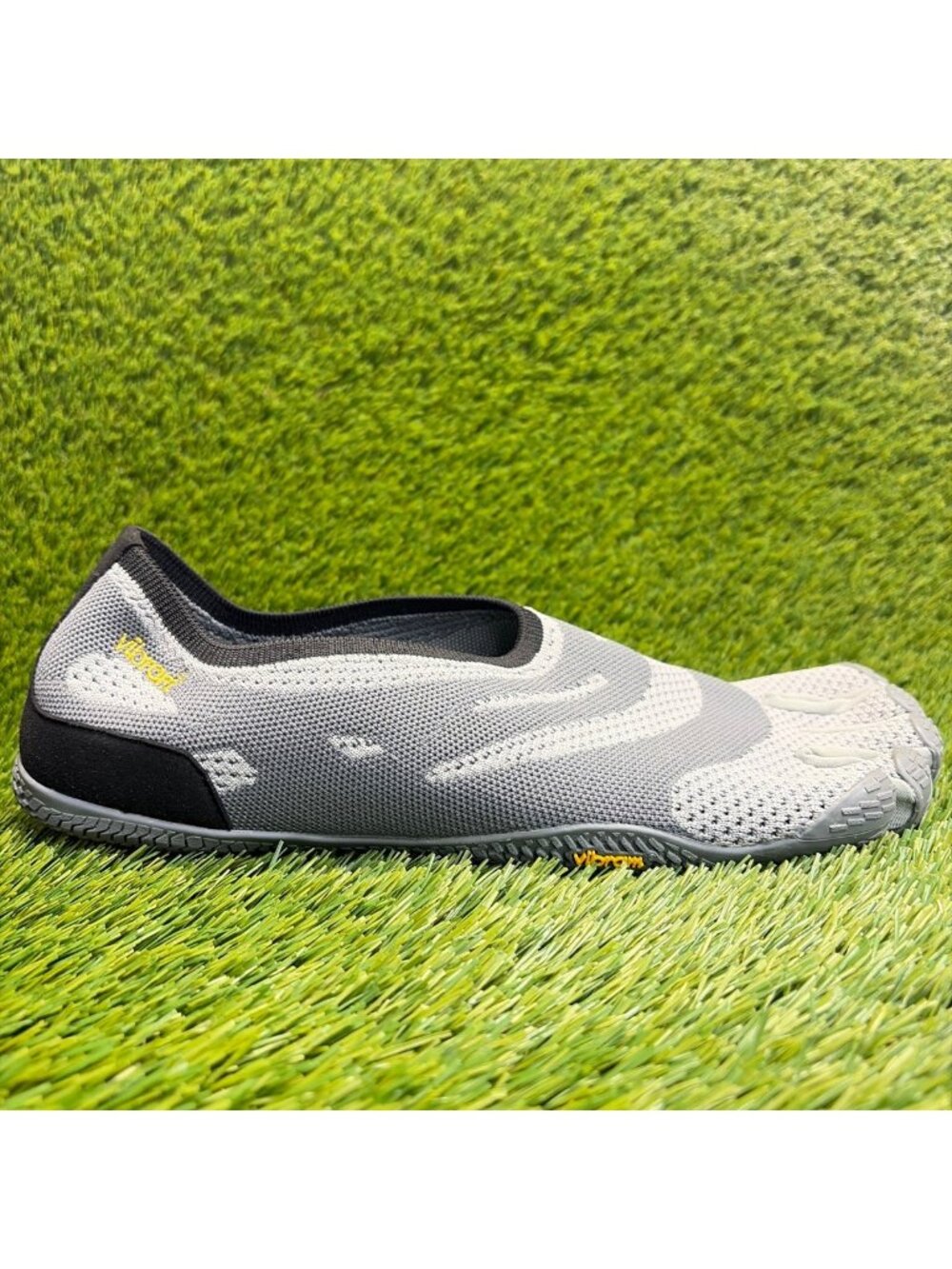 Vibram FiveFingers EL-X Knit Mens Size 14 Gray Black Minimalist Barefoot Shoes